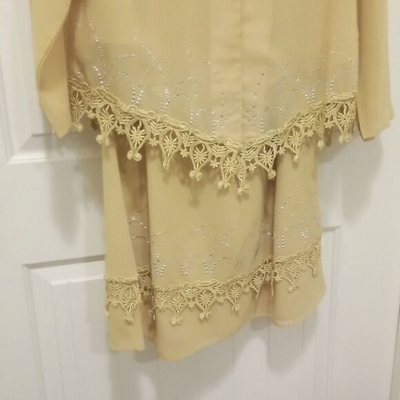 3 Piece Midi Skirt/Dress set Women's sz Large - Picture 2 of 7